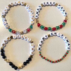 Christmas Themed Taylor Swift Bracelets